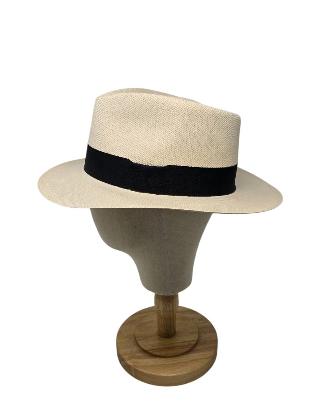 NEW Genuine Ecuadorian Paja Toquilla Straw Panama Hat Cream Size 60